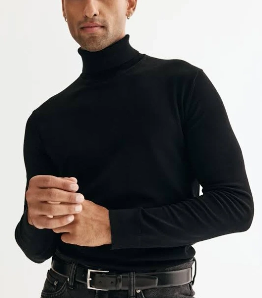 H&M Men's Regular-Fit Turtleneck Sweater