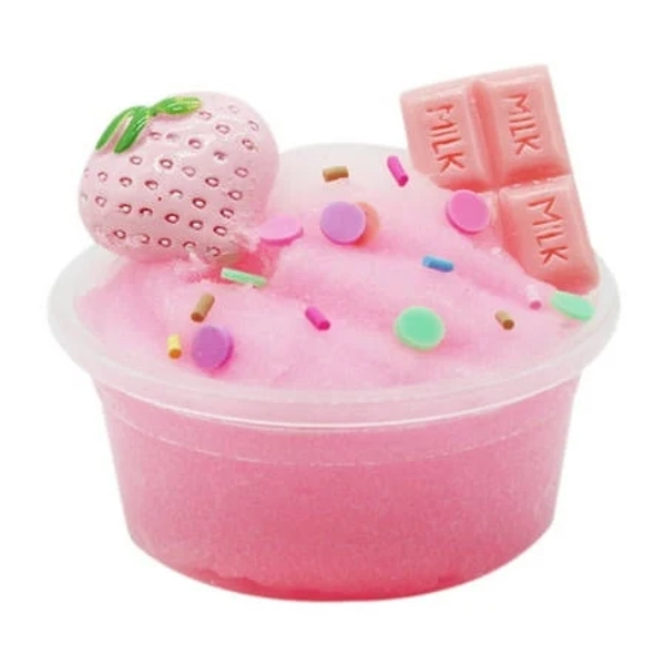 Strawberry Cloud Slime Realistic Dessert Toy