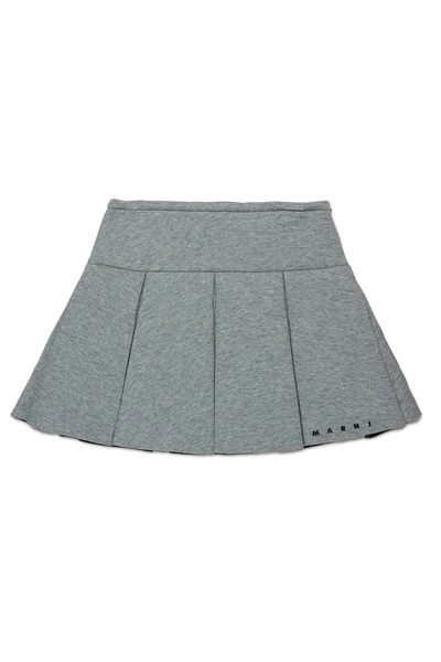 Marni Kids Pleated Mini Skirt