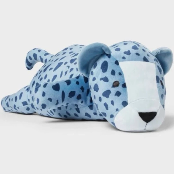 Pillowfort Blue Cheetah Weighted Plush Throw Pillow - - New Toys & Collectibles | Size: l
