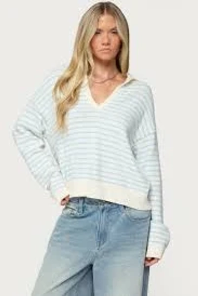 Edikted Women's Oversized Striped Sweater