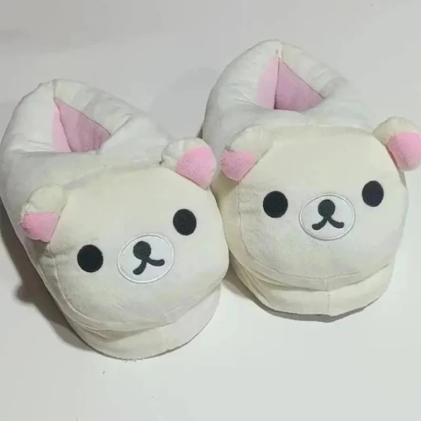 Rilakkuma Y2K Frosth Plush Slippers