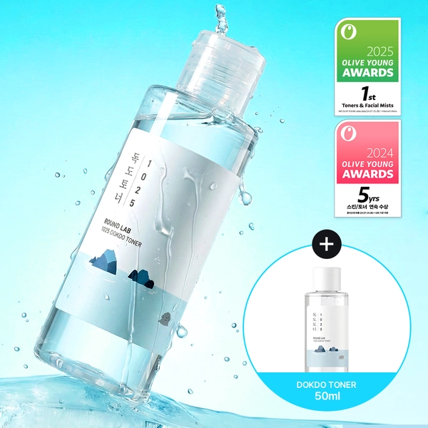 Round Lab 1025 Dokdo Toner 200ml Set (+Toner 50ml) | OLIVE YOUNG Global