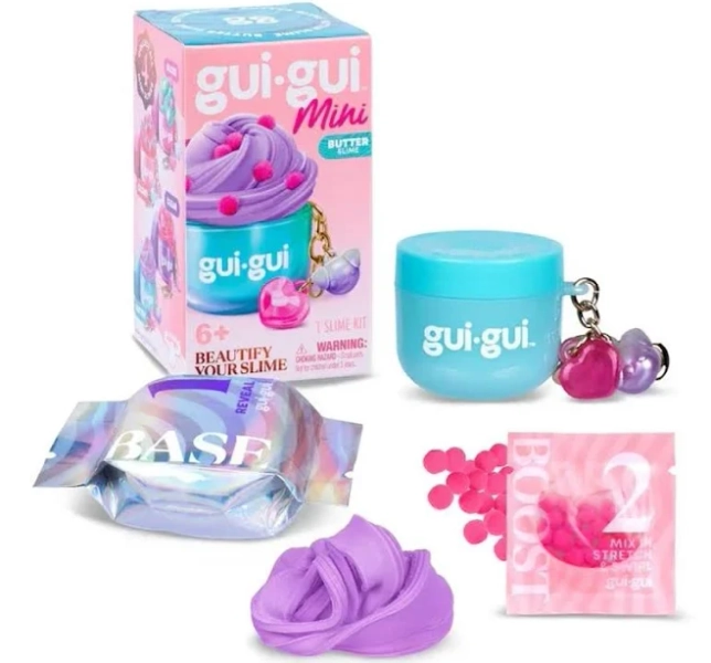 Gui Gui Mini Slime Jar Keychain