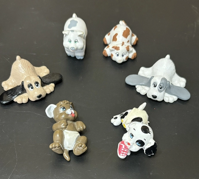 Galoob 1991 Magic Diaper Babies Pets,1980s Pound Puppies,Pound Piggies Figures