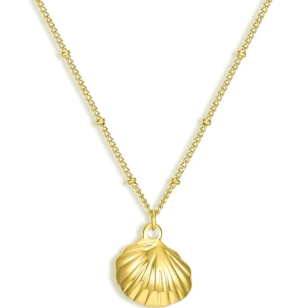18k Gold Waterproof Shelly Necklace