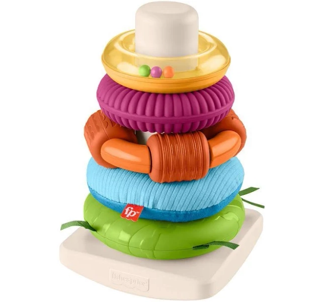 Fisher Price Sensory Rock-A-Stack Stacking Toy