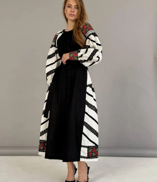 Handmade Ukrainian Linen Dress