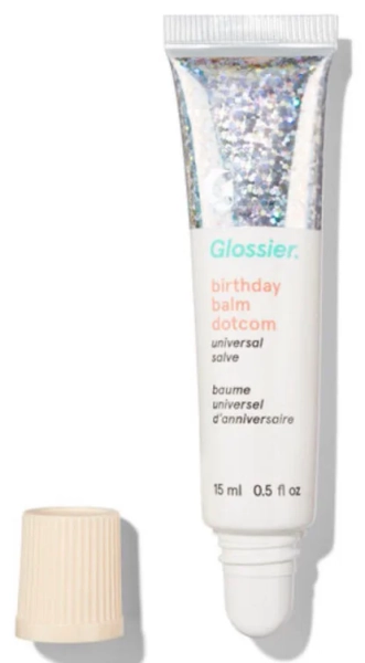 Glossier Balm Dotcom Lip Balm birthday cake
