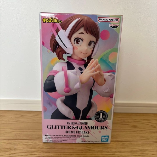 My Hero Academia Ochaco Uraraka GLITTER &amp; GLAMOURS Figure Bandai