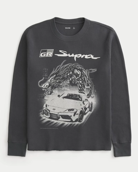 Thermal Long-Sleeve Toyota Supra Graphic Tee