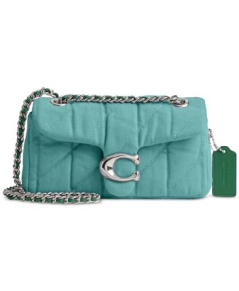 Quilted Tabby Mini Denim Shoulder Bag 20