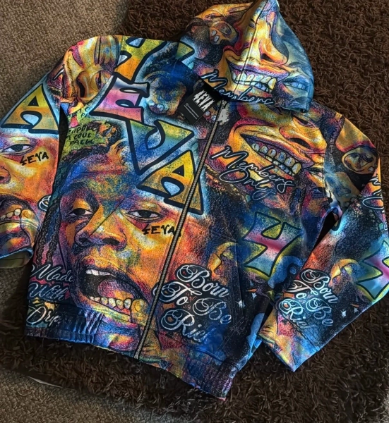 4eva Big Face Zip Up — 4evastraightclothing 