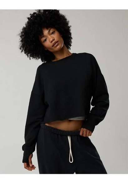 OFFLINE By Aerie OTT Seamed Crewneck Sweatshirt Women's