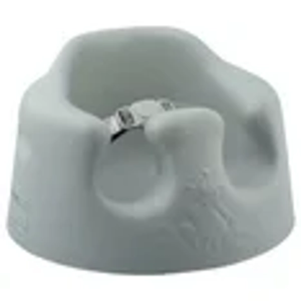 Bumbo Baby Infant Soft Foam Floor Booster Seat with Adjustable Harness, Gray