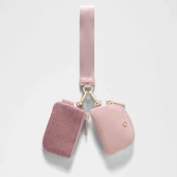 Lululemon Dual Pouch Glitter Wristlet