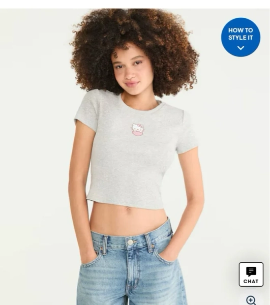 Hello Kitty | Aero Sweet Heart Baby Tee