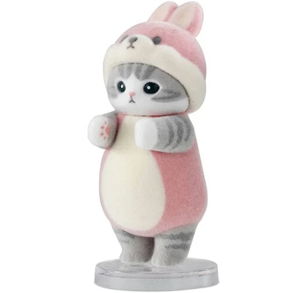 Mofusand Narabundesu Gacha Capsule Bunny (Pink cap.)