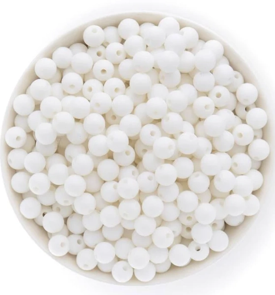 Cara & Co Craft Supply 9mm Round Silicone Beads