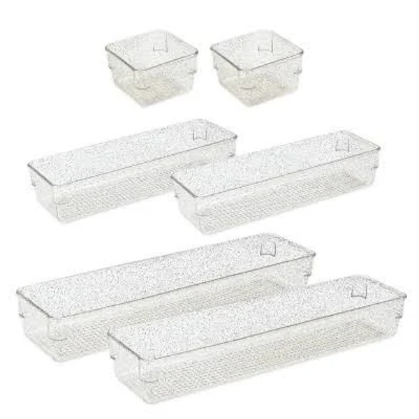 Trio Essentials 6pc Drawer Organizers