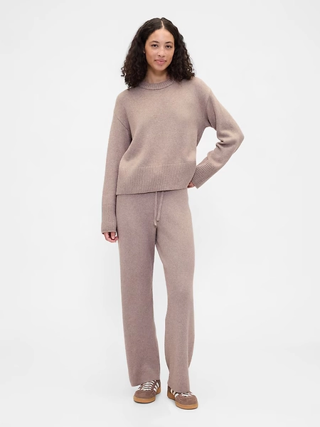 CashSoft Relaxed Ribbed Sweater Pants
