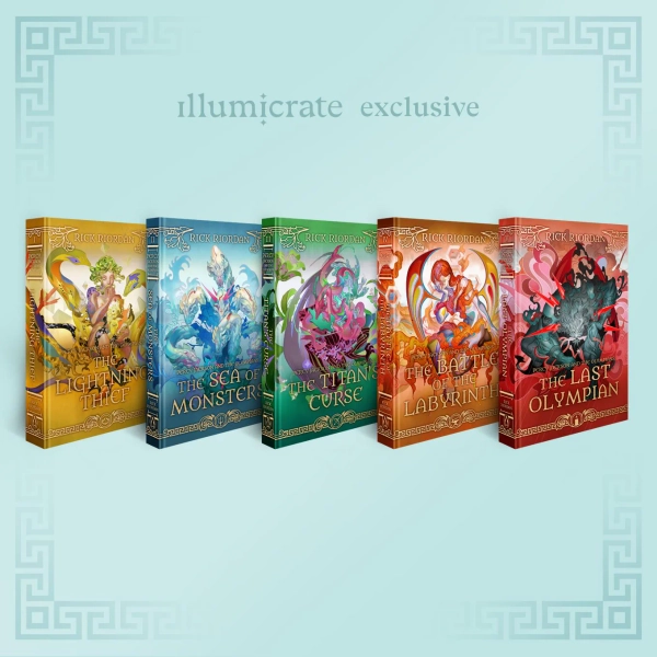 Illumicrate Exclusive: Percy Jackson and the Olympians set reprint
