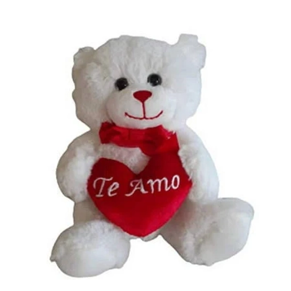Burton+burton 7" Sitting Bear with TE Amo Red Heart