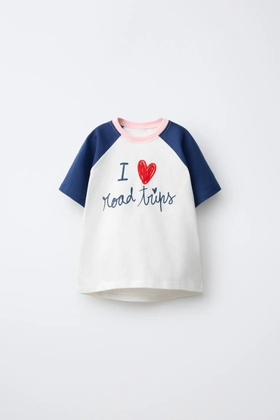 PRINTED RAGLAN T-SHIRT