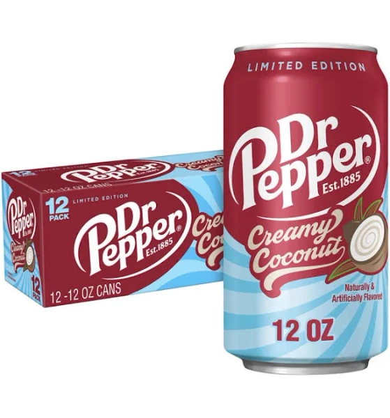 Dr Pepper Creamy Coconut Soda