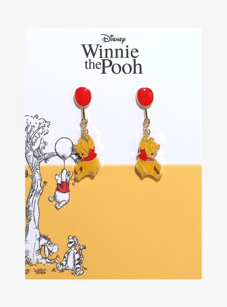 Disney Winnie The Pooh Balloon Drop Earrings