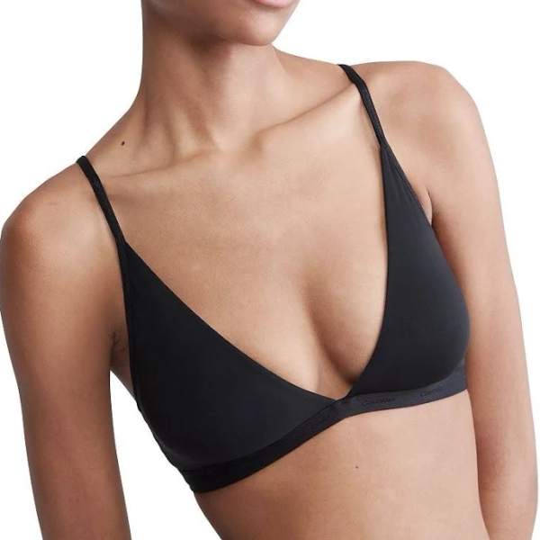 Calvin Klein Women's Form to Body Lightly Lined Triangle Bralette
