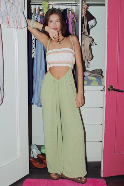 Out From Under Sand Babe Gauze Overalls
