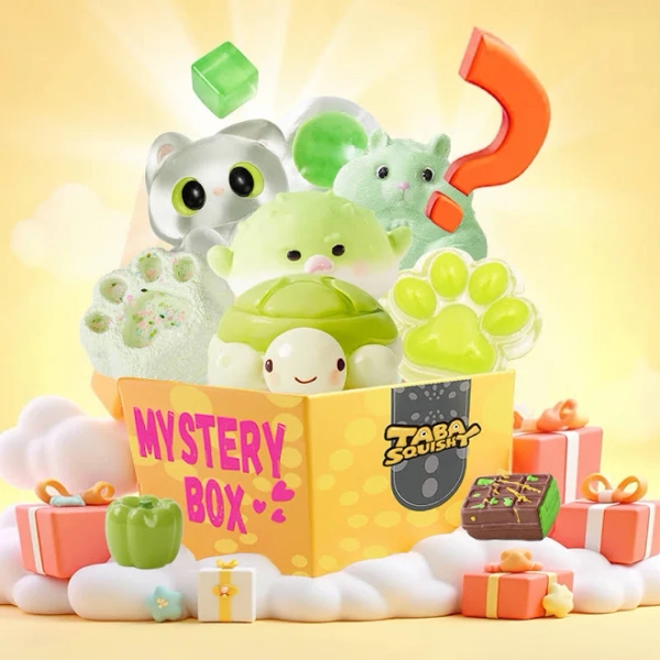 TABASQUISHY Green Blind Bag Taba Squishy Squeeze Toys