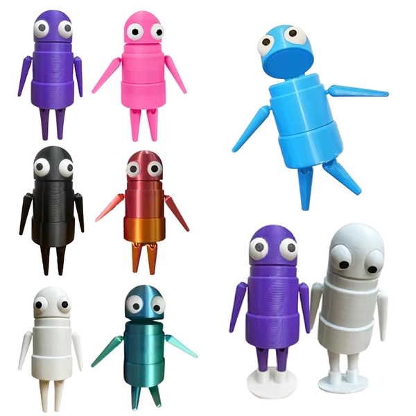 3D Printed R.E.P.O. Robot Colorful Monsters Horror Games Anime Figure REPO Gaming Peripherals Doll Figure Ornament Gift - AliExpress 15