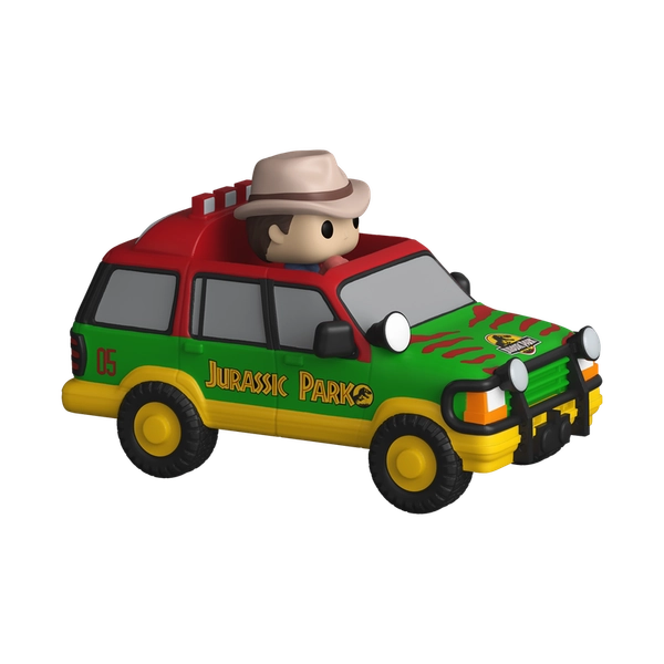 Bitty Pop! Rides Dr. Alan Grant and Jurassic SUV