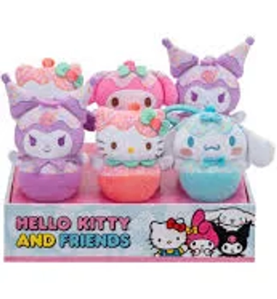 Hello Kitty & Friends Cupcake Kuromi 4 Inch Plush Clip