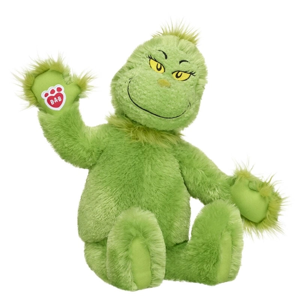 Grinch Plush- Includes Extra Large Heart! | Build-A-Bear