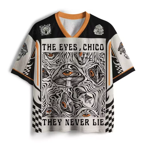 Soulisfree Eyes Never Lie Mushroom Mesh Jersey