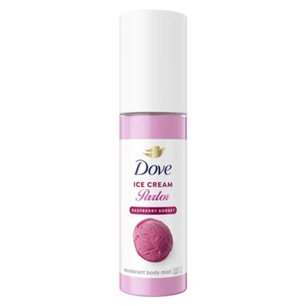 Dove Beauty Ice Cream Parlor Body Mist - Raspberry Sorbet - 3.3oz
