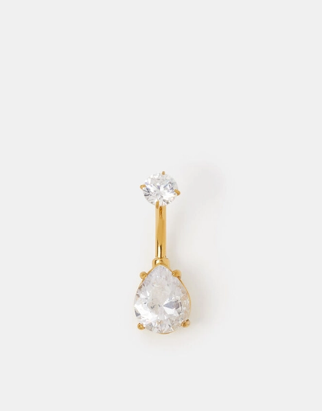 14ct Gold-Plated Surgical Steel Belly Bar