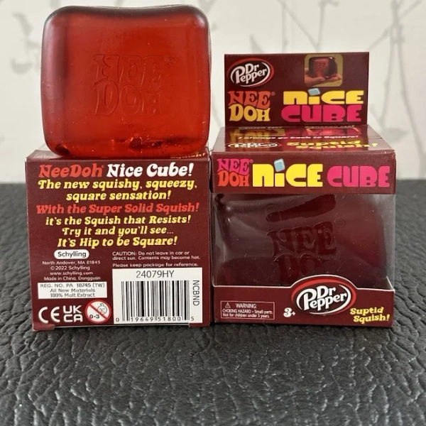 Dr Pepper Cube Squish Stress Reliever Toy Limited Edition Novelty