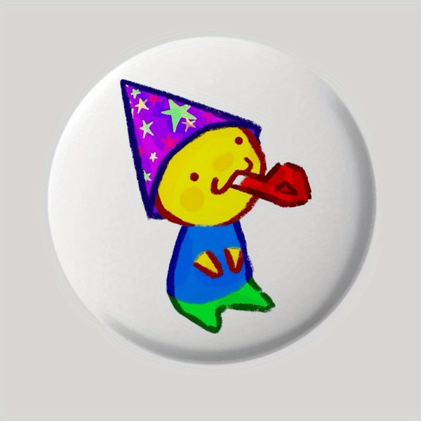 Cute cartoon animated pattern brooch badge, suitable for clothing, hats, backpacks- fashionable accessories for friends, classmates, and colleagues- fun and thoughtful gift ideas for any occasion