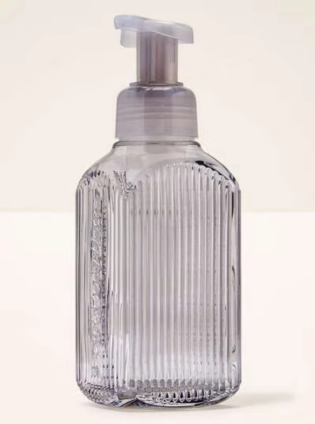Charcoal Vertical Lines Gentle & Clean Foaming Hand Soap Dispenser