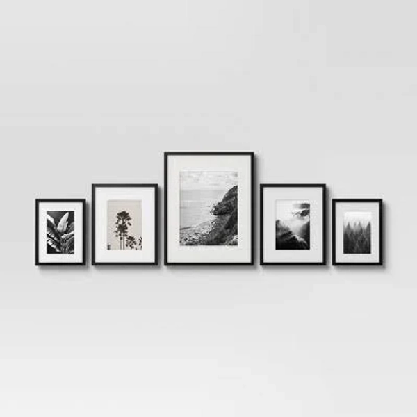 Room Essentials Traditional Mixed Natural Frames Set of 5