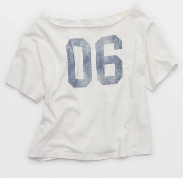 Aerie Off-The-Shoulder Relaxed Tee