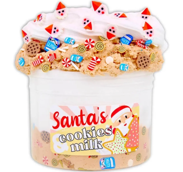 Santa's Cookies & Milk Dope Slime
