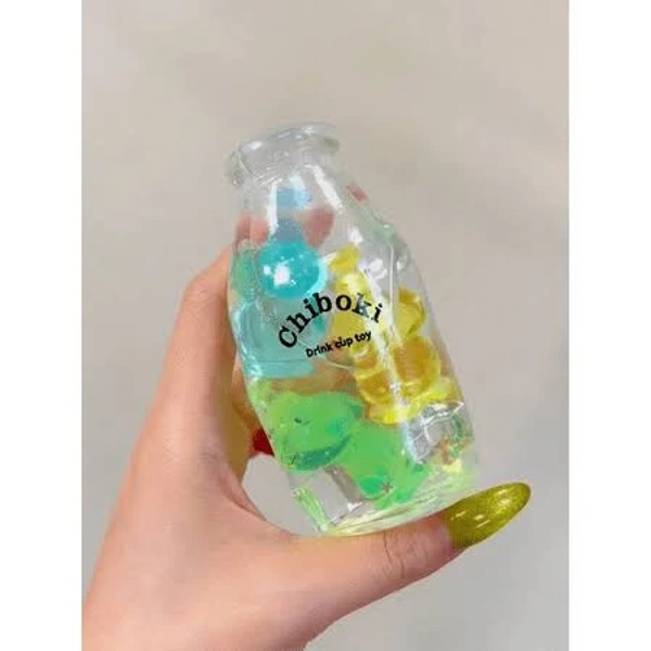 Boba Bottle Squishy Toy, Milk Bottle Stress Ball Fidget Toys with Asmr Sensory for Anti Stress Relief, Novelty Gift for Kids & Adults, Size: Milk