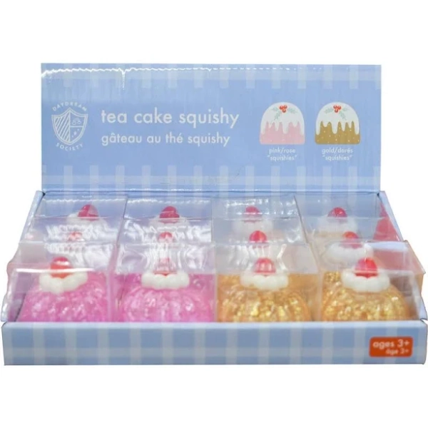 Daydream Society Baking Spirits Bright Christmas Tea Cake Squeeze Toy Stocking Stuffers
