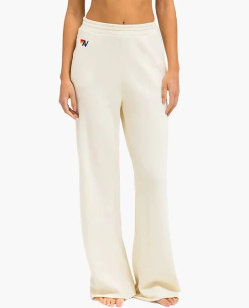 Aviator Nation Women's Wide Leg Sweatpants with Pockets