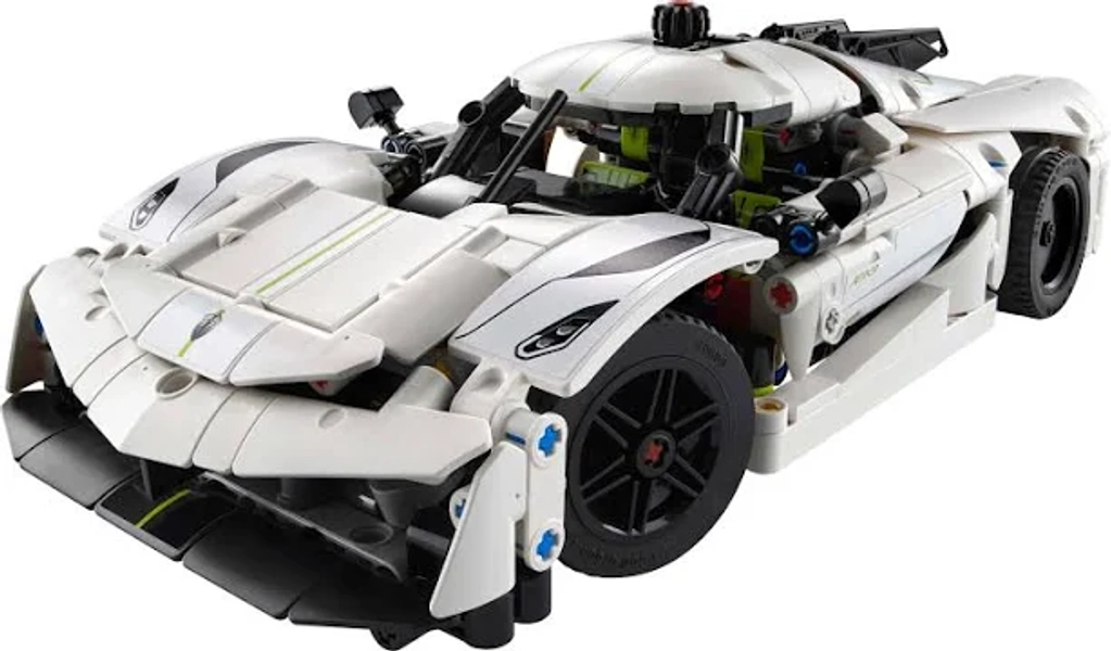 LEGO Koenigsegg Jesko Absolut White Hypercar
